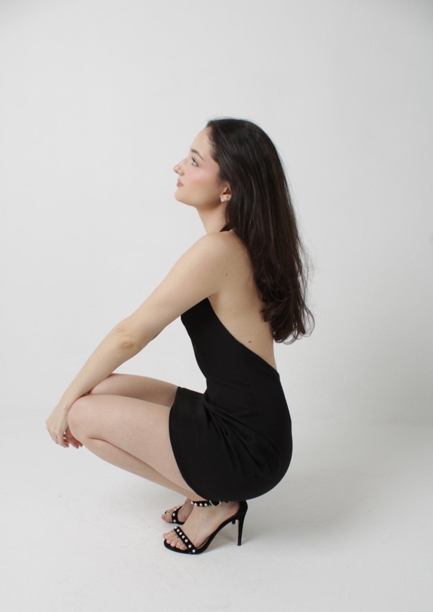 Backless Mini Dress with V - Neck Sewing Pattern [Adrianna Dress] - Friedlies