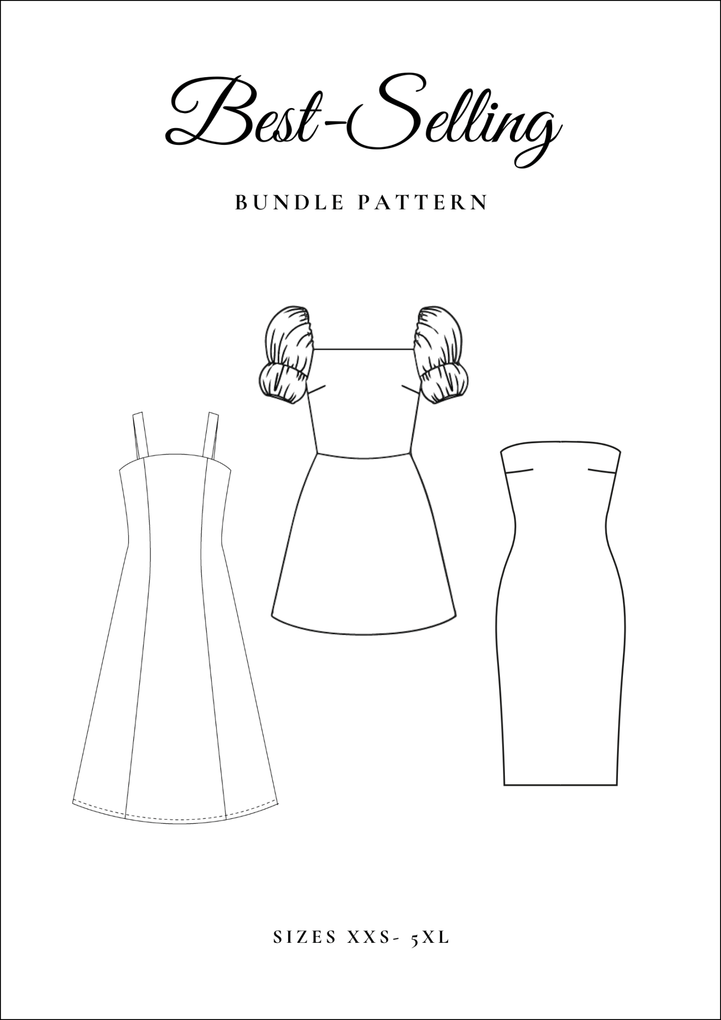 Best Selling Dress Sewing Pattern Bundle [Emma, Amelia, Mia] - Friedlies