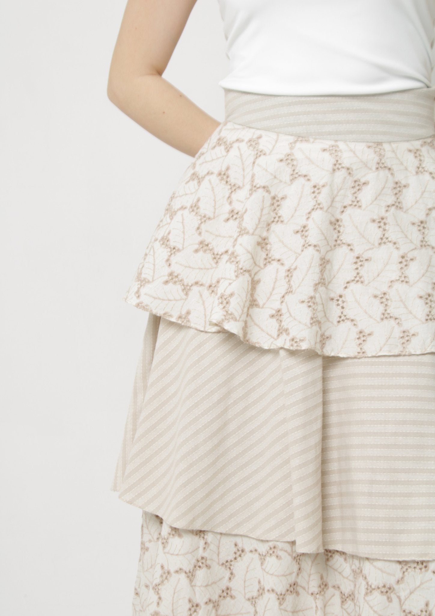 Maxi Layered Skirt Sewing Pattern [Daphne Skirt] - Friedlies