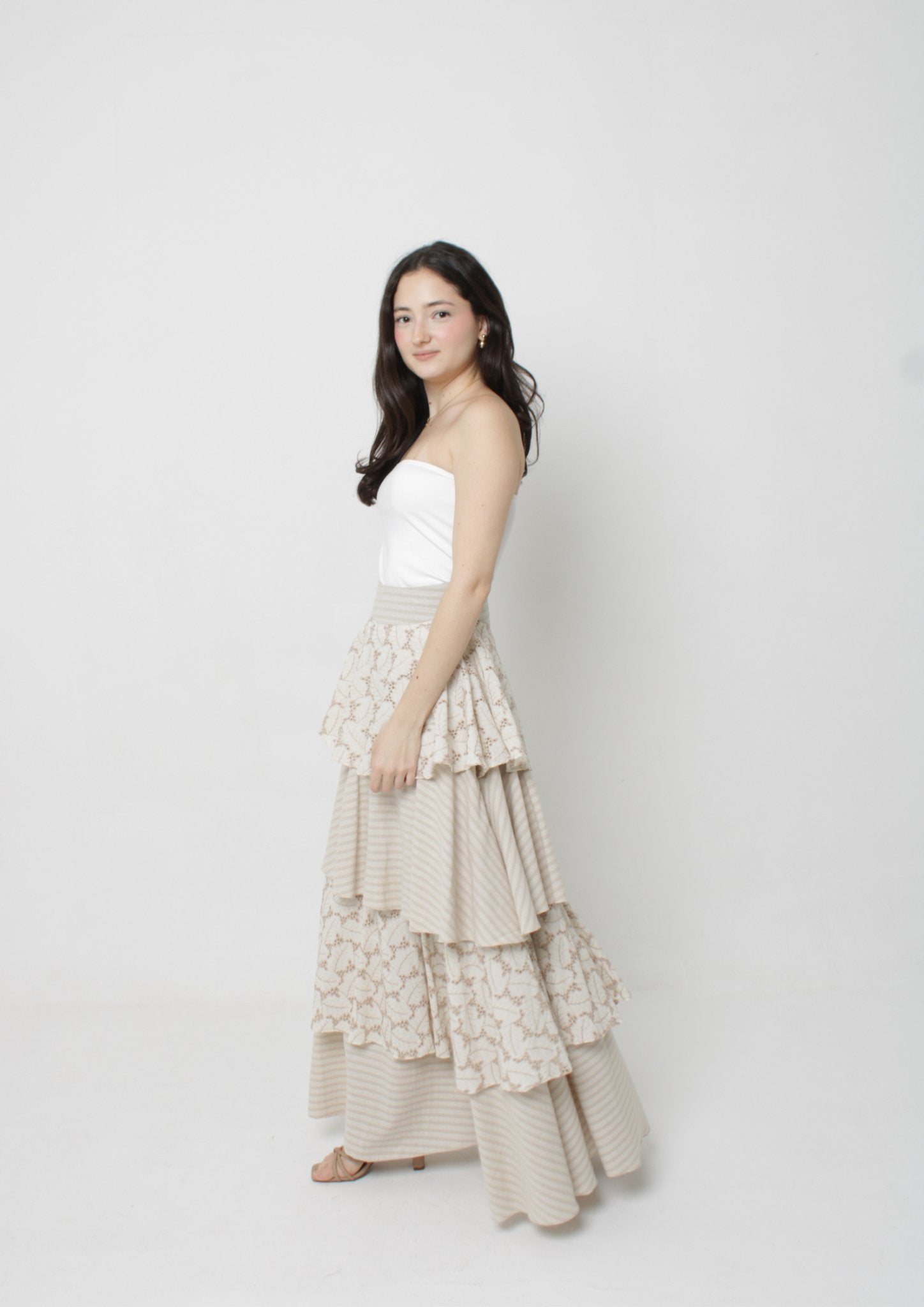 Layered Maxi Skirt Sewing Pattern PDF Friedlies Layered Maxi Skirt Sewing Pattern PDF Friedlies