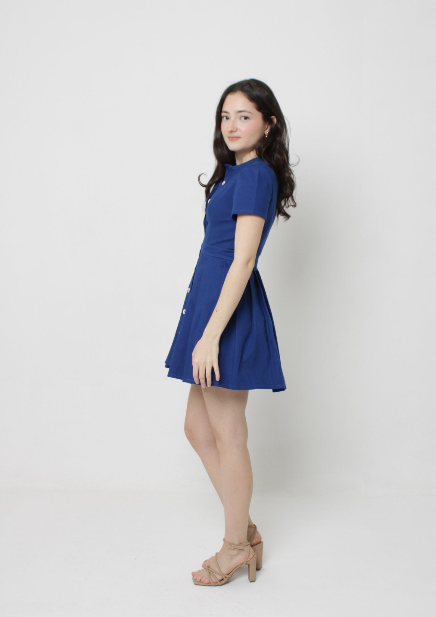francesca dresses Pleated Midi Dress Sewing Pattern PDF — Friedlies