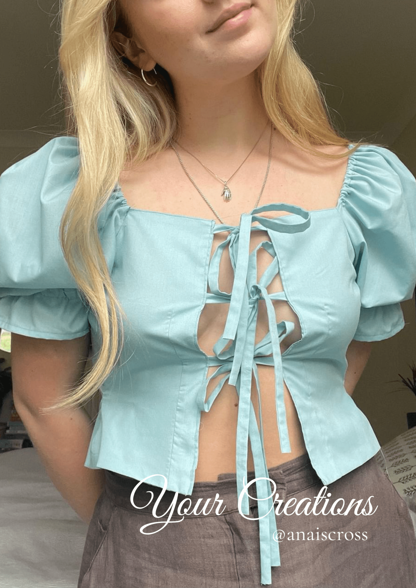 Princess Style Dress and Bow Tops Sewing Pattern [Elizabeth] - Friedlies