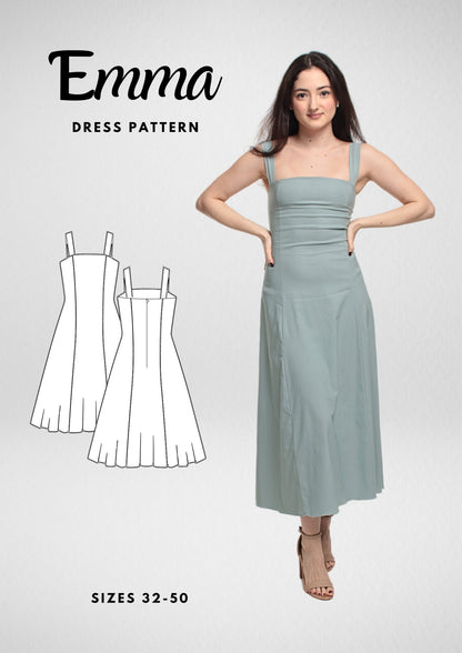 3 Dress PDF Sewing Patterns Bundle — Emma, Amelia & Mia — 3-for-2 Deal — Friedlies