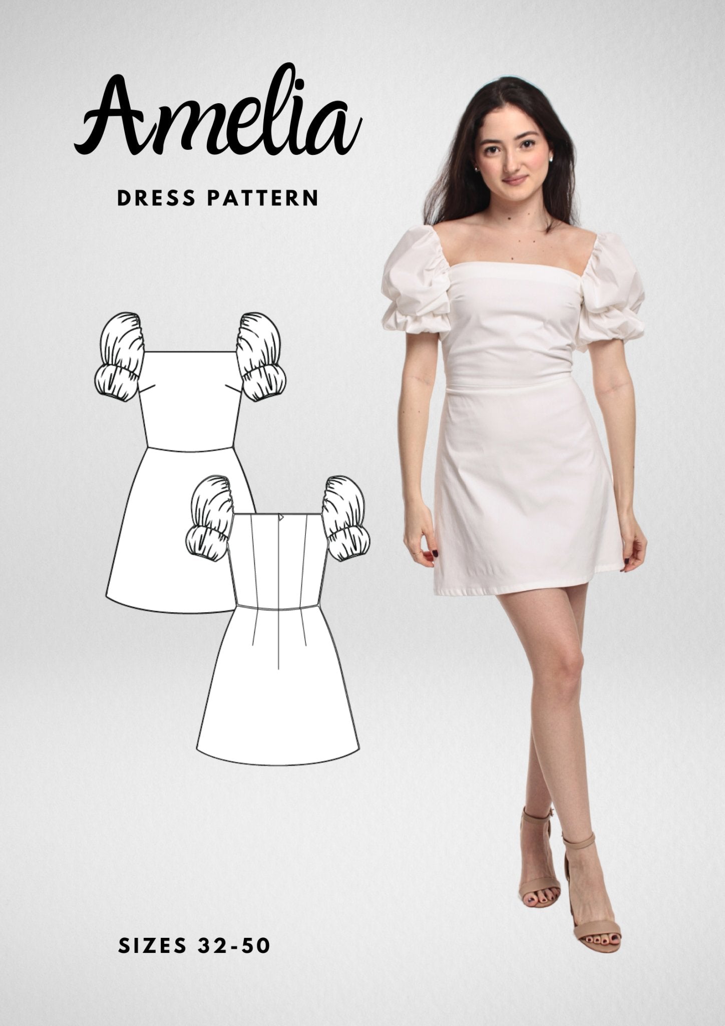 PDF Sewing Pattern Bundle - Emma, Amelia, Mia PDF Sewing Pattern Bundle - Emma, Amelia, Mia