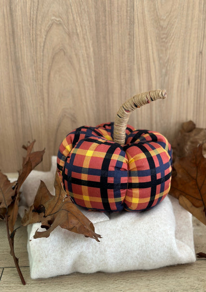 Halloween Stuffed Pumpkin PDF Sewing Pattern — Beginner Fabric Decor — Friedlies