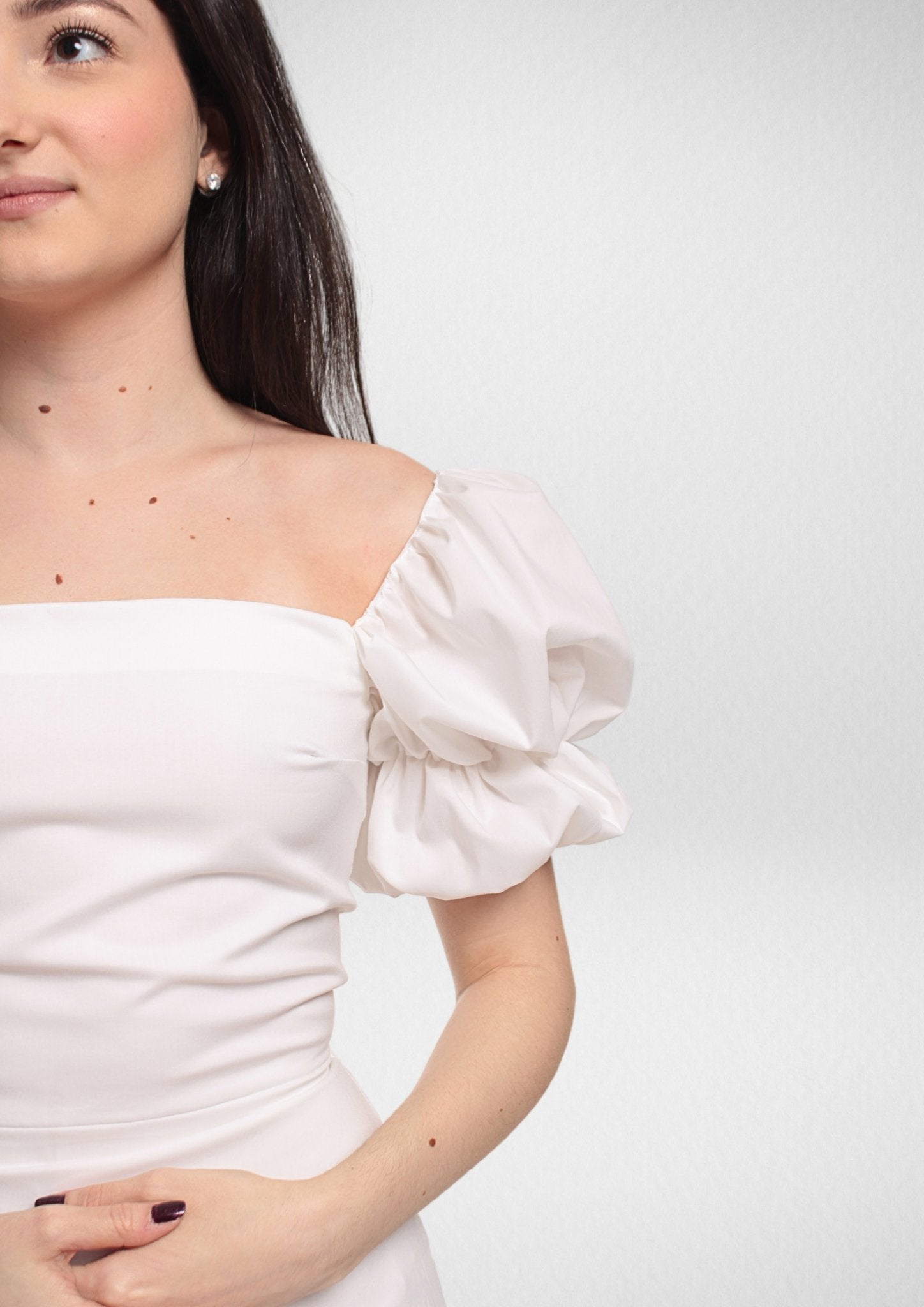 Romantic Puffy Sleeves A-Line Dress Sewing Pattern Romantic Puffy Sleeves A-Line Dress Sewing Pattern