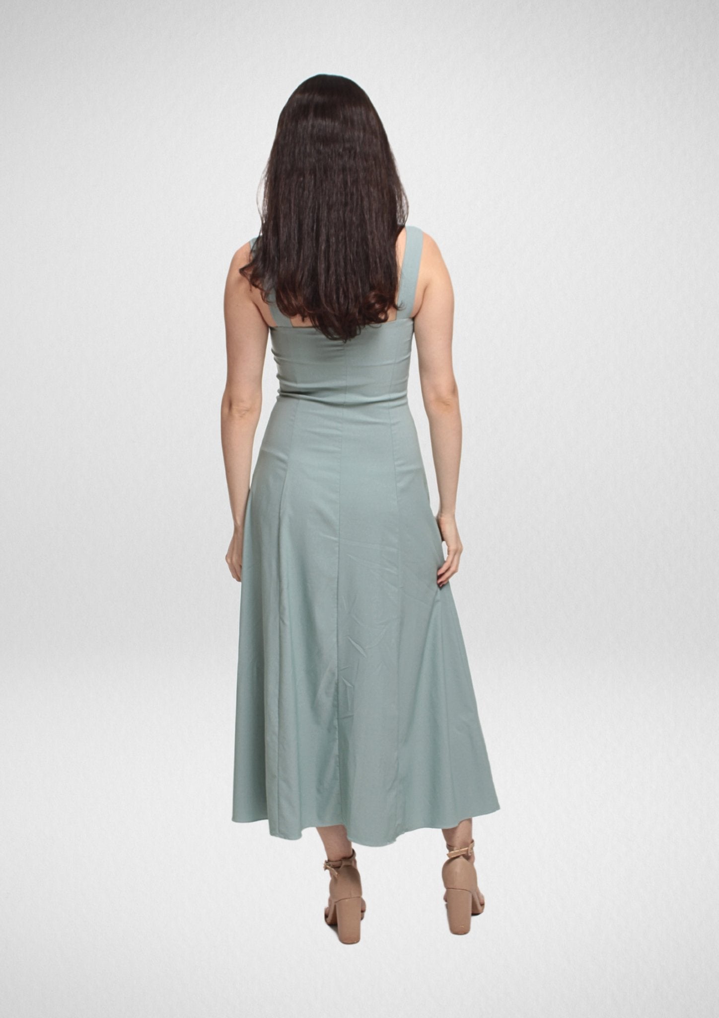 a line maxi dress pattern Madalynne Scarlett Maxi Dress The Fold Line